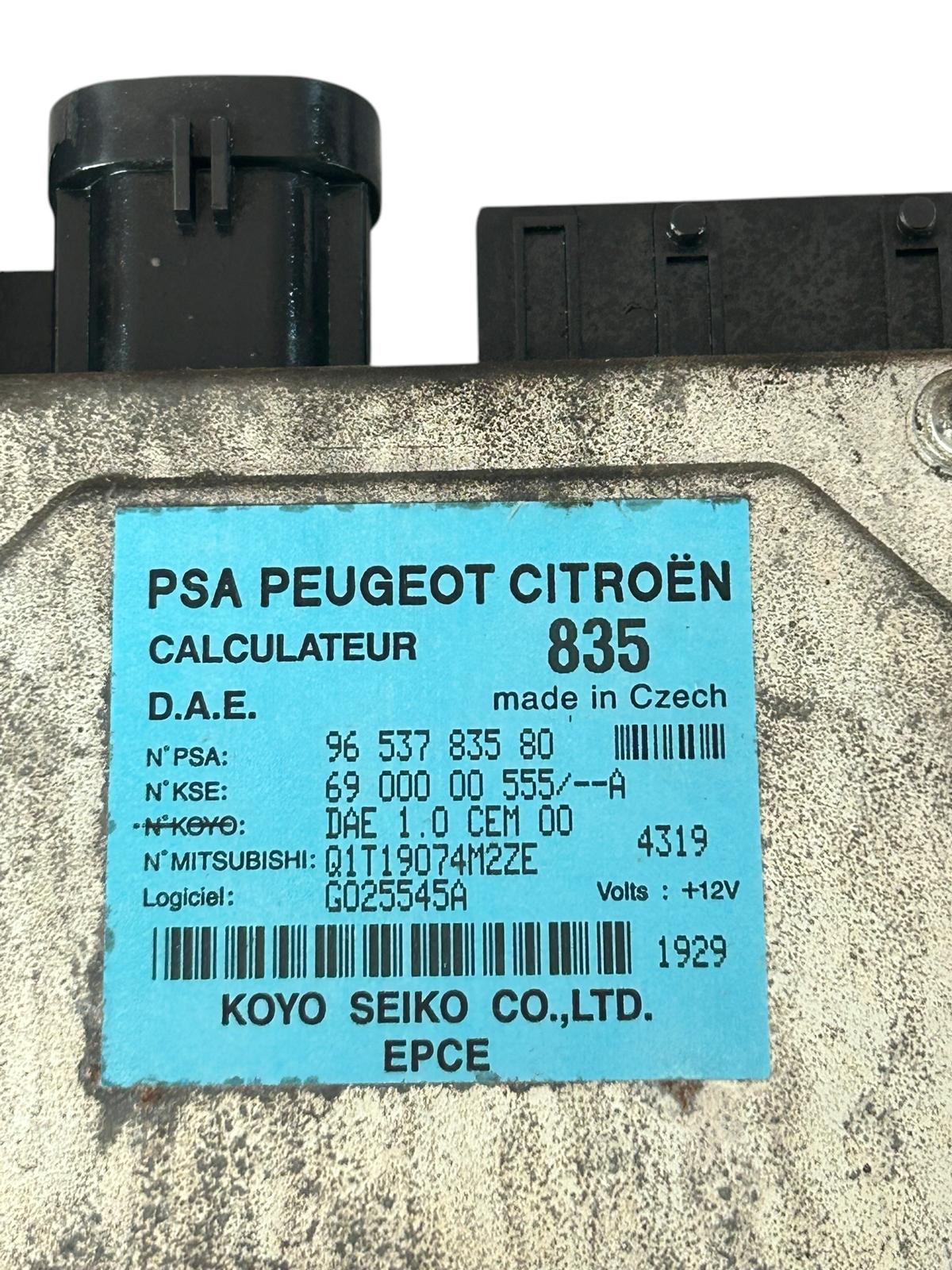 Centralina servosterzo citroen c3 pluriel 2003/2010 9653783580
