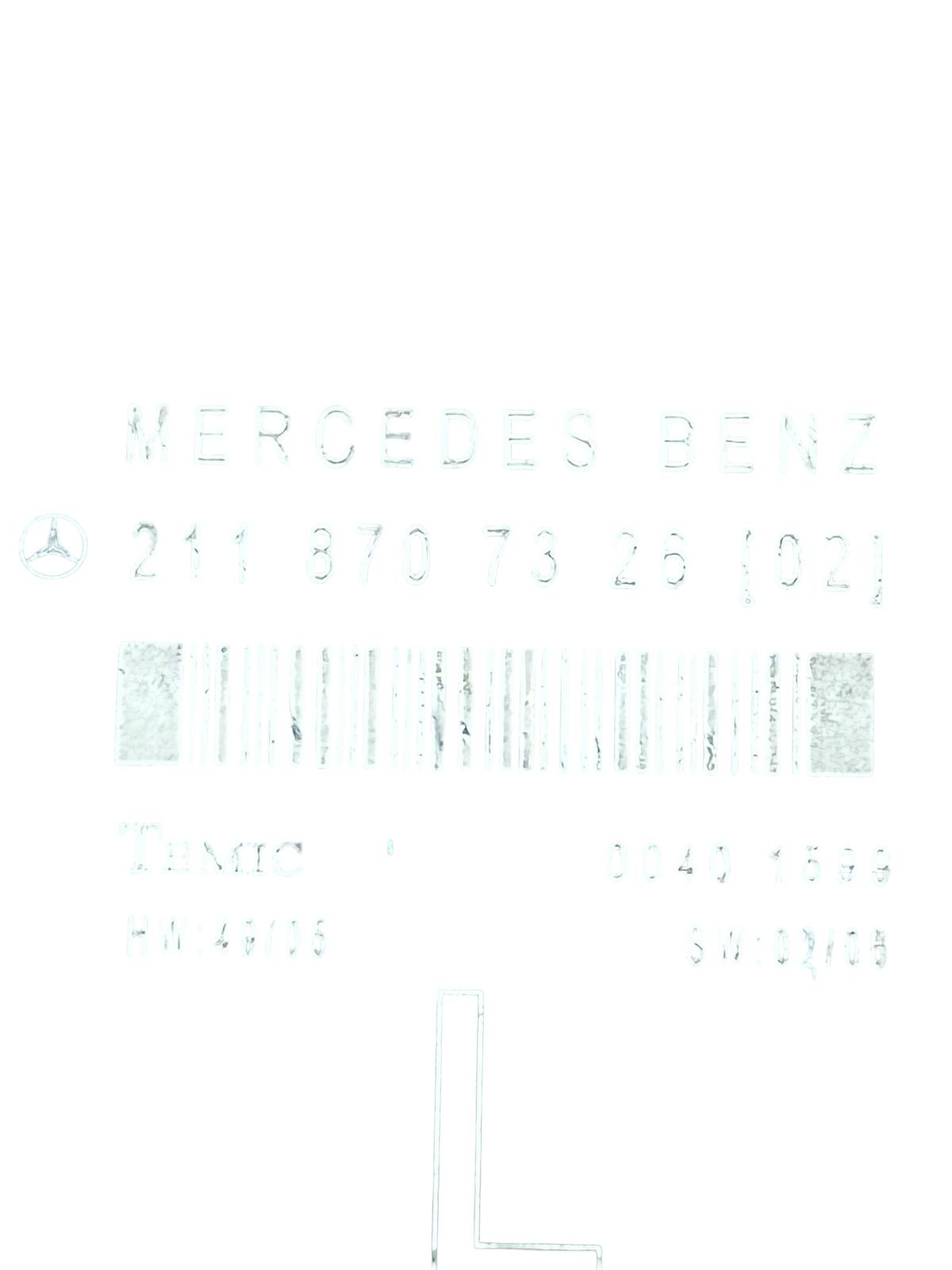 Centralina portiera anteriore sinistra Mercedes-Benz Classe E W211 2002/2009 A2118707326