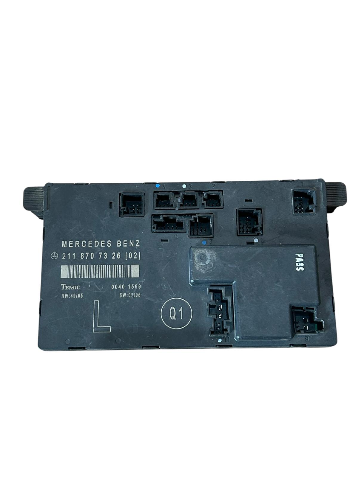 Centralina portiera anteriore sinistra Mercedes-Benz Classe E W211 2002/2009 A2118707326