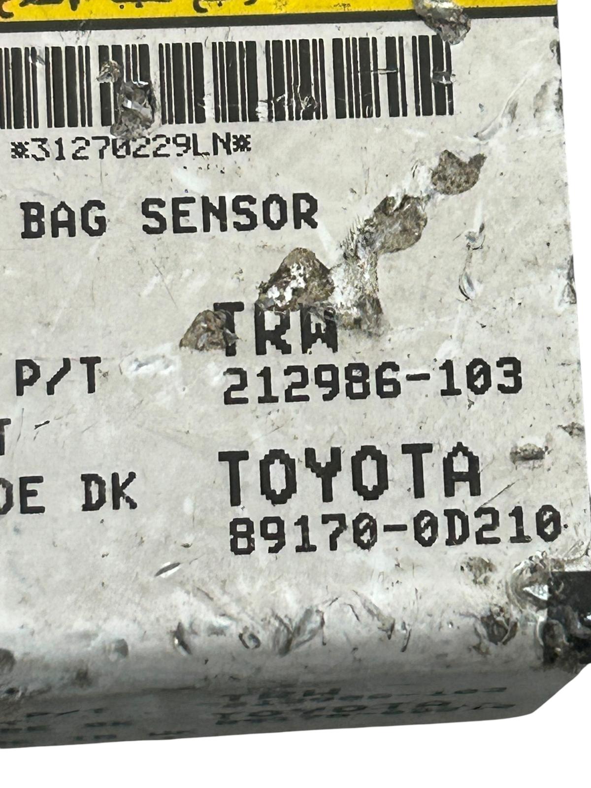 Centralina airbag toyota yaris 1000 benzina 2006/2012 89170-0D210