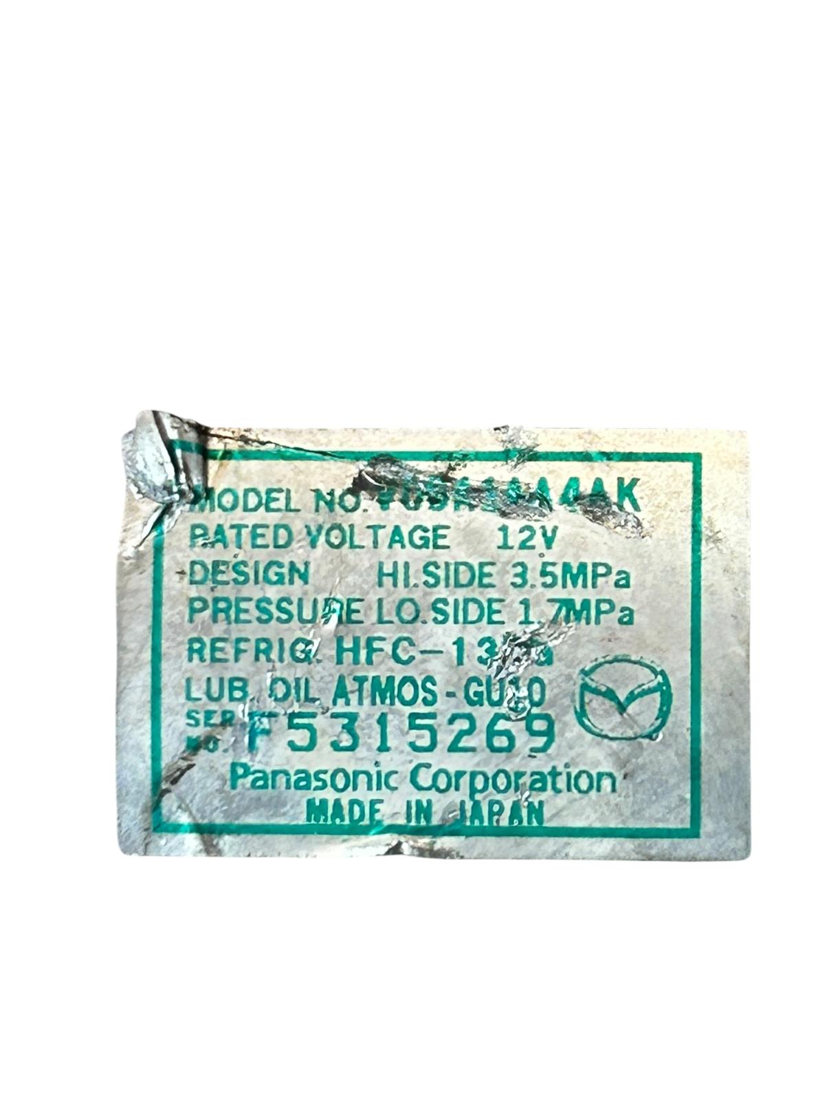 Compressore aria condizionata mazda 2 1300 benzina 2007/2014 V09A1AA4AK