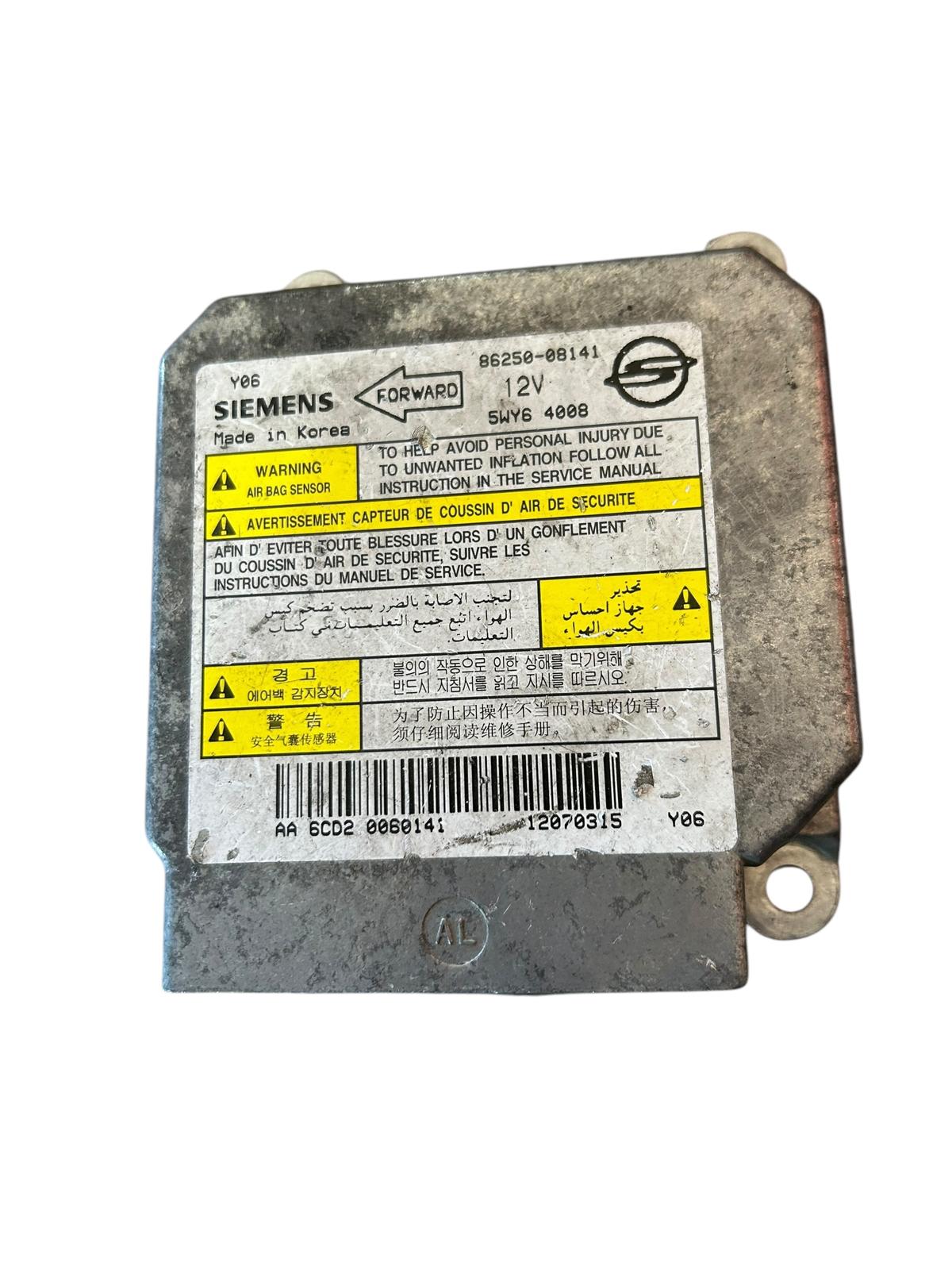 Centralina airbag Ssangyong Rexton 2001/2017 86250-08141