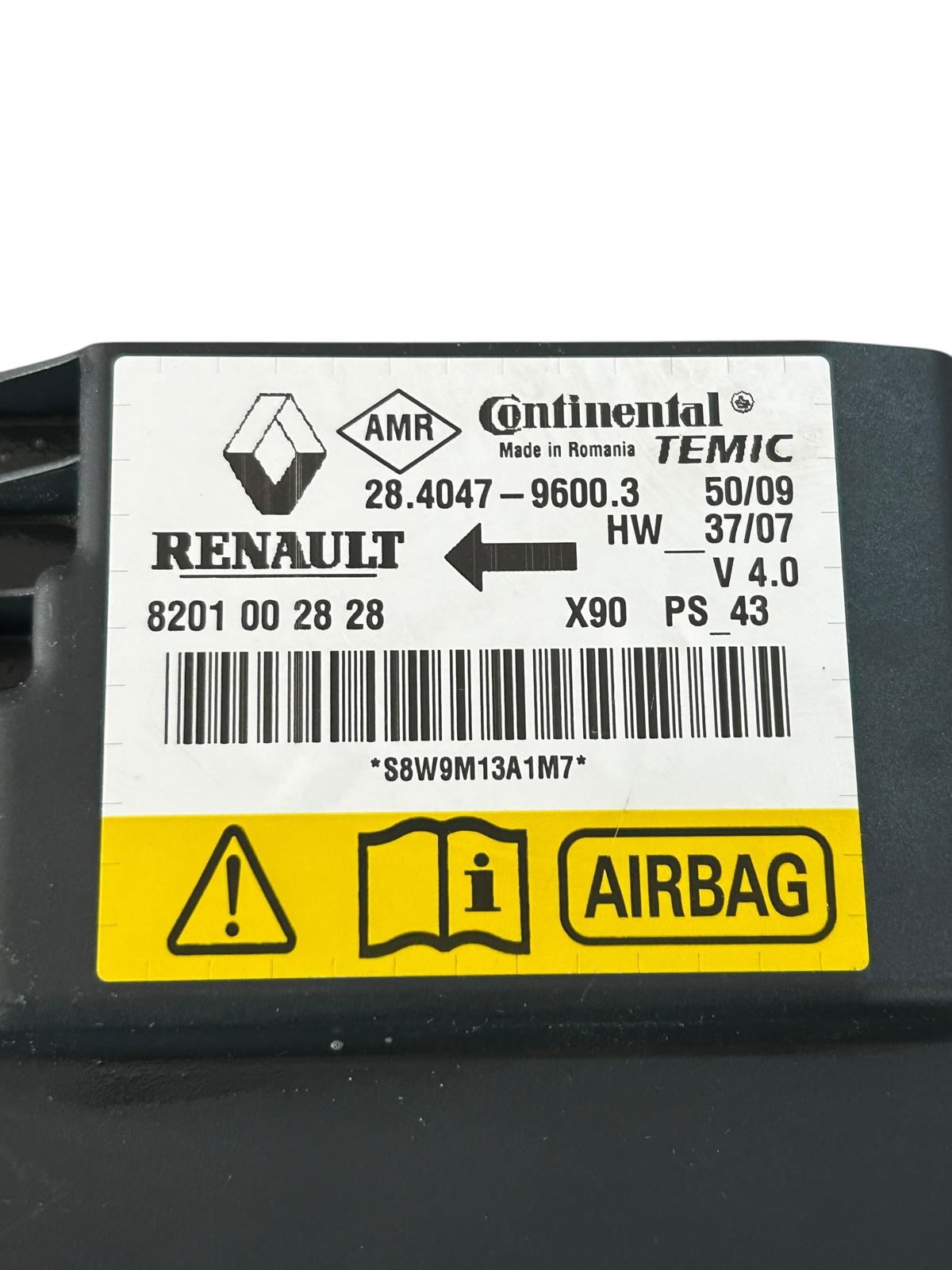 Centralina airbag dacia sandero I serie 2008/2012 8201002828