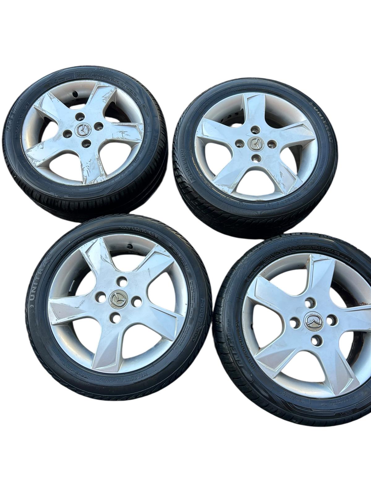 Cerchi in lega da15 mazda 2 1400 benzina 2002/2007 4M71-AA