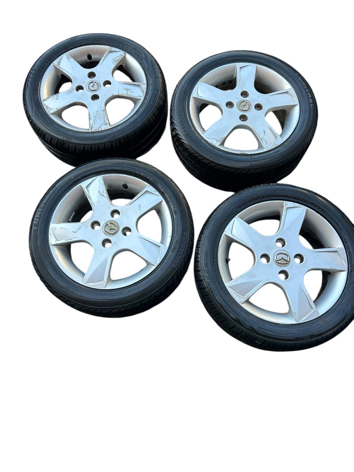 Cerchi in lega da15 mazda 2 1400 benzina 2002/2007 4M71-AA