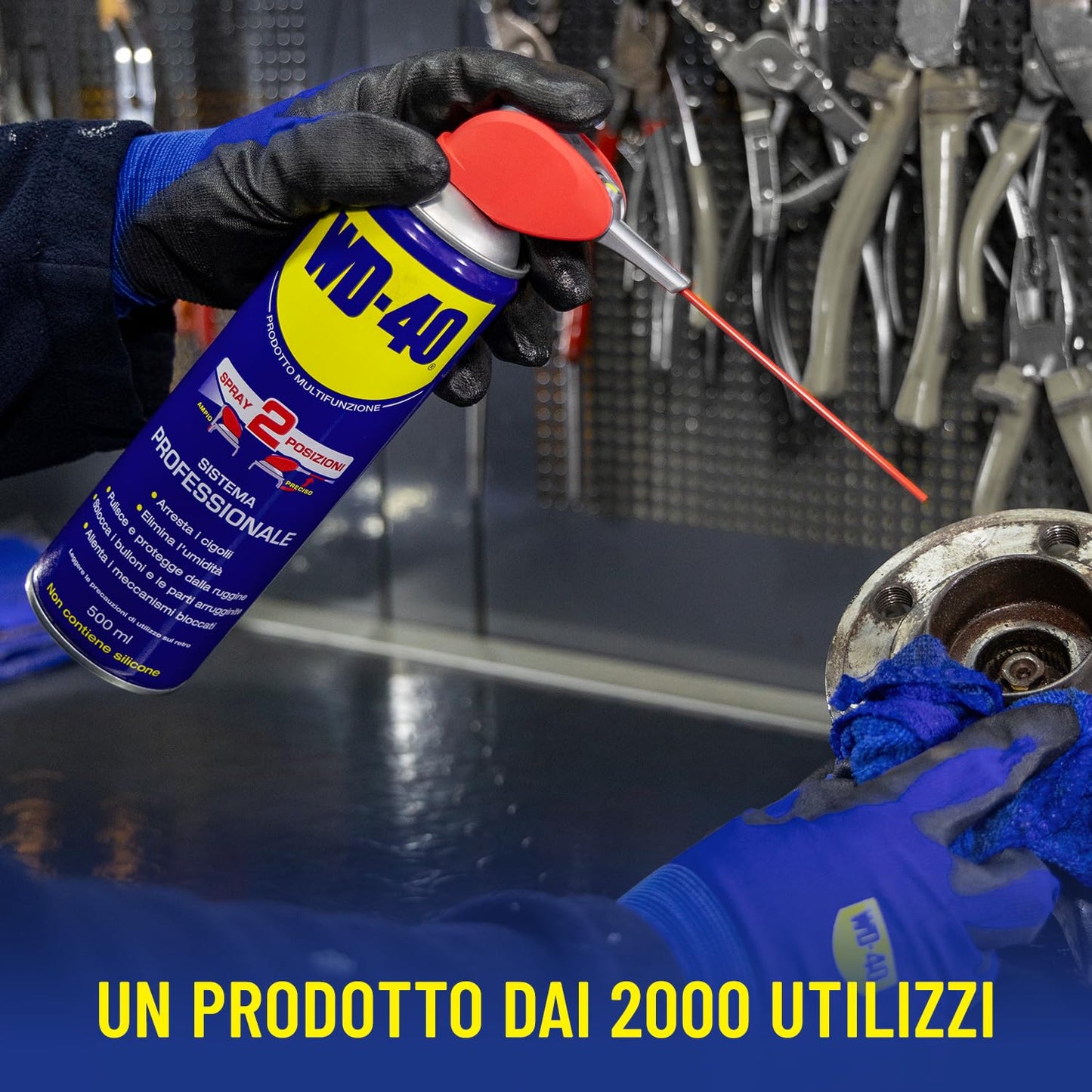 WD-40 Prodotto Multifunzione con Sistema Professionale da 500 ml