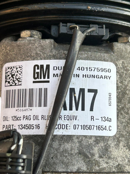 Compressore clima opel astra j 1600 cdti 2011/2016 13450516