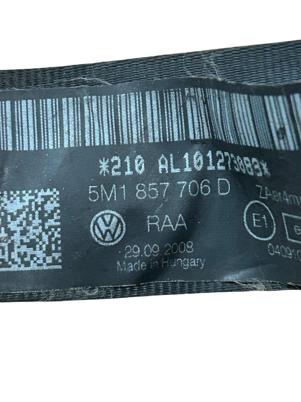 Cintura di sicurezza anteriore destra volkswagen golf plus 2005/2014 5M1857706D