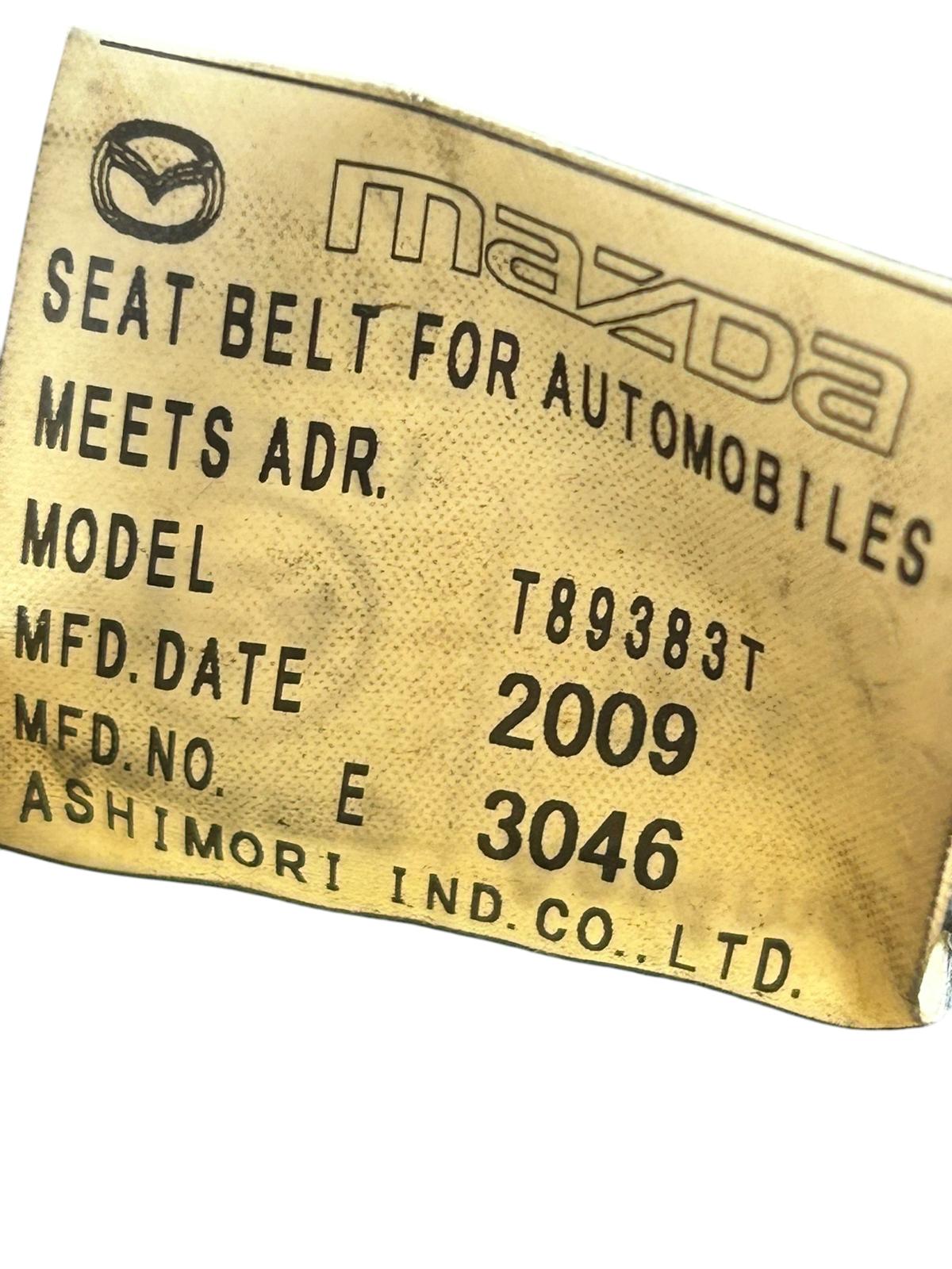 Cintura di sicurezza anteriore sinistra mazda 2 1300 benzina 2007/2014 T89383T